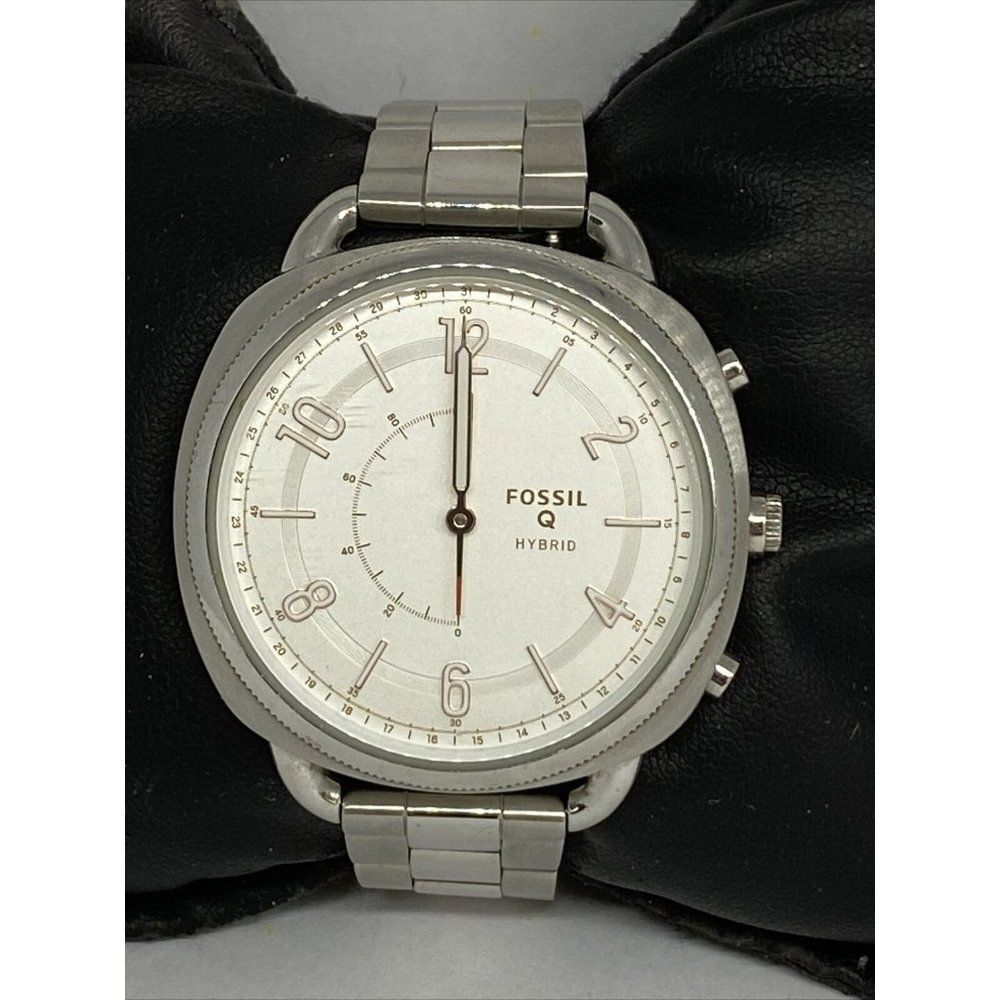 Fossil FTW1200 Womens Stainless Steel Silver Analo